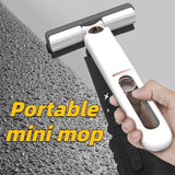 New Portable Self-NSqueeze Mini Mop, Lazy Hand Wash-Free